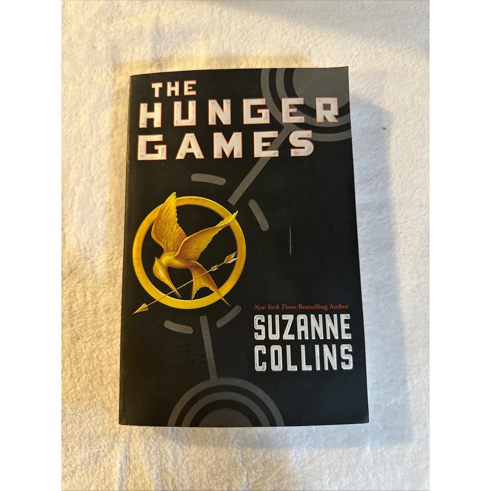 The Hunger Games Suzanne Collins Paperback Scholastic Dystopian YA Novel 2010